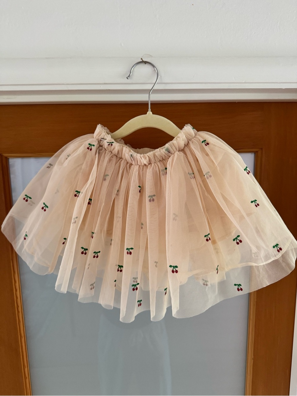 Konges Slojd Peach Cherry Tulle Tutu for Kids